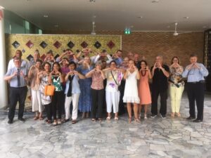 Als Dank für die gute Zusammenarbeit während der Covid-19 Krise mit den einzelnen Swiss Society's in Thailand wurden alle Präsidenten und deren Partner von Helene Budliger-Artieda und ihrem Gatten Alex nach Bangkok zum Mittagessen in Ihre Residenz eingeladen.