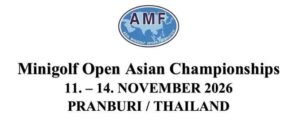 Minigolf Open Asian Championship – Schiedsrichter gesucht